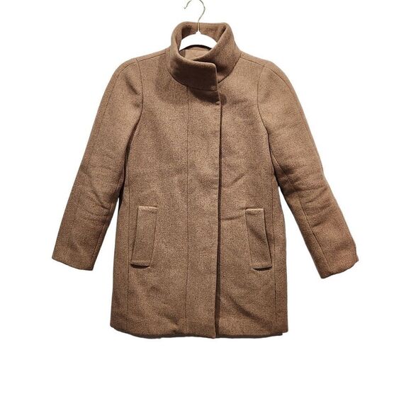 J. Crew Mercantile Heather Acorn Stadium City Coat, 0P - Picture 3 of 11